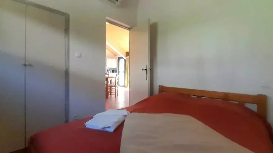 Chambre double d'un gîte