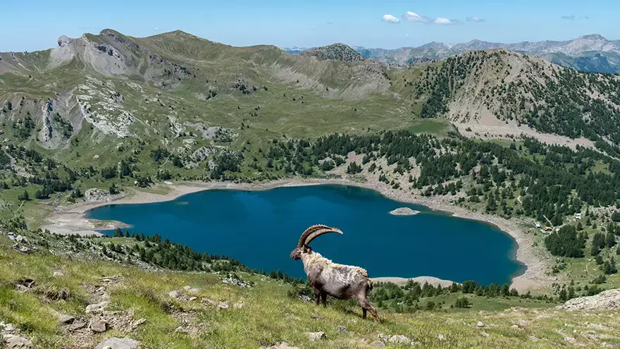 Lac d'Allos dans le Mercantour
