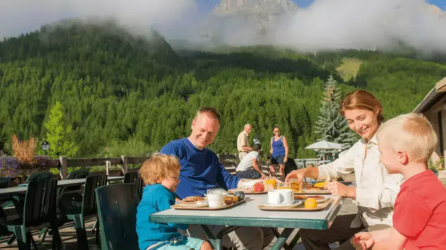 Restauration en famille