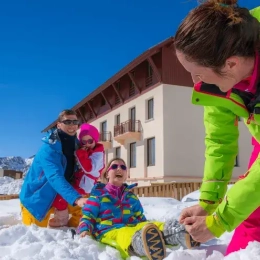 Luge devant le village VTF Montgenèvre