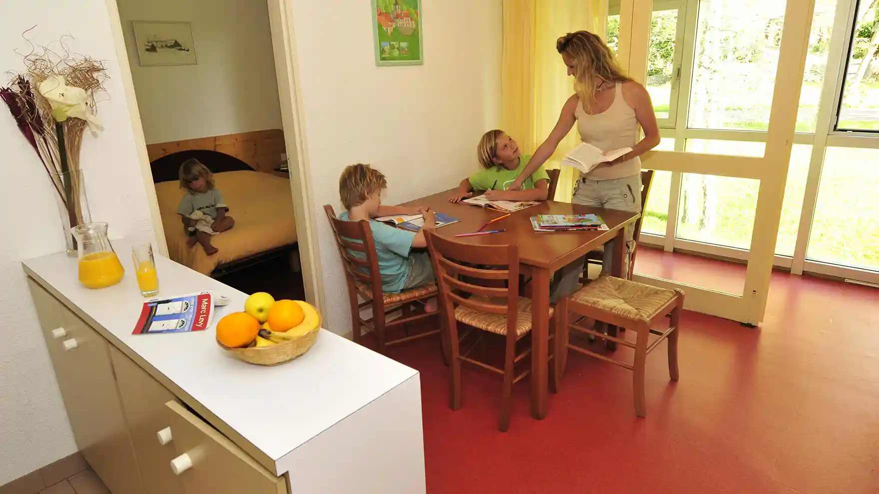 Vue intérieure appartement à VTF Le Bief Rouge