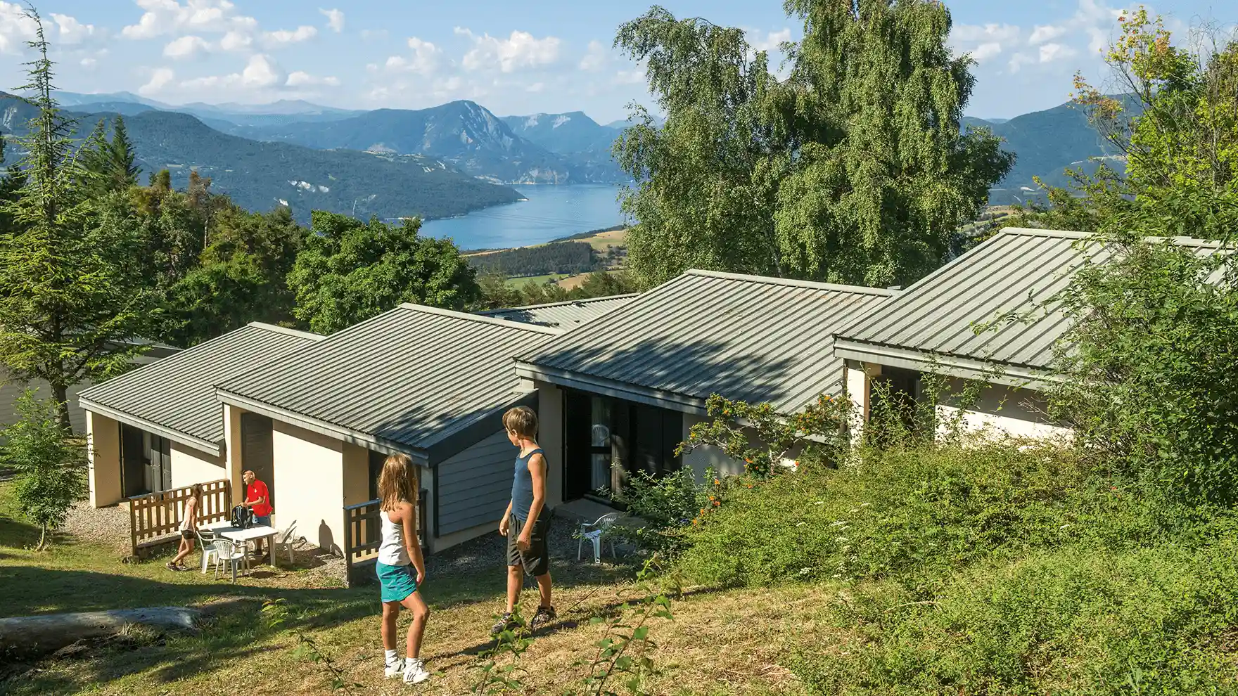 Vue extérieur des gîtes