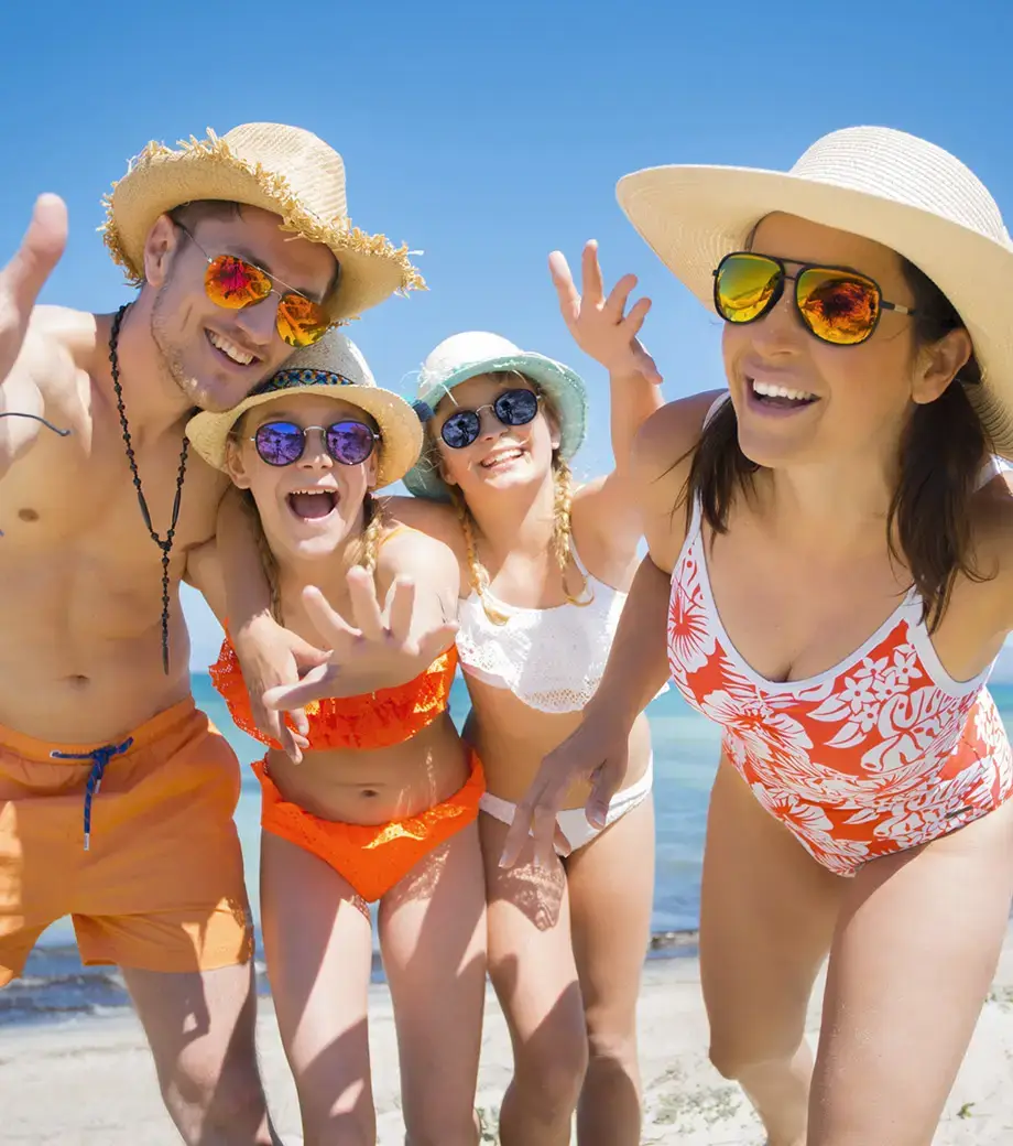 Famille vacances d'été