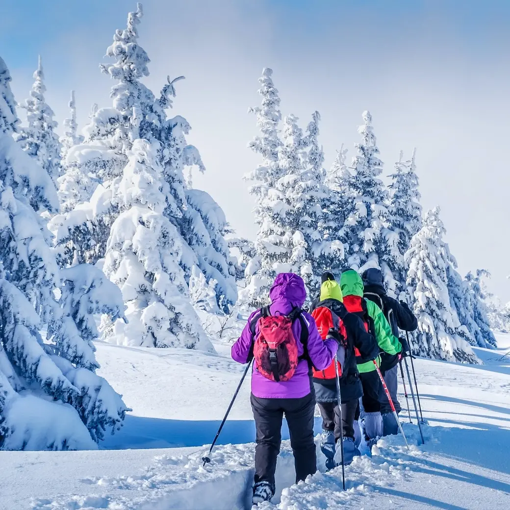 Rando en raquettes à neige